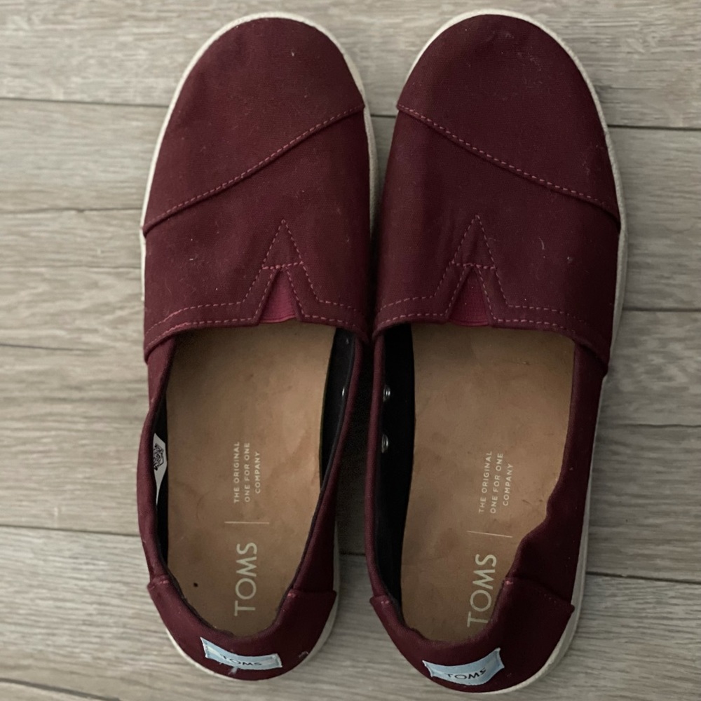 Burgundy Cupsole Parker Slip-On Sneaker - Women’s Size 7